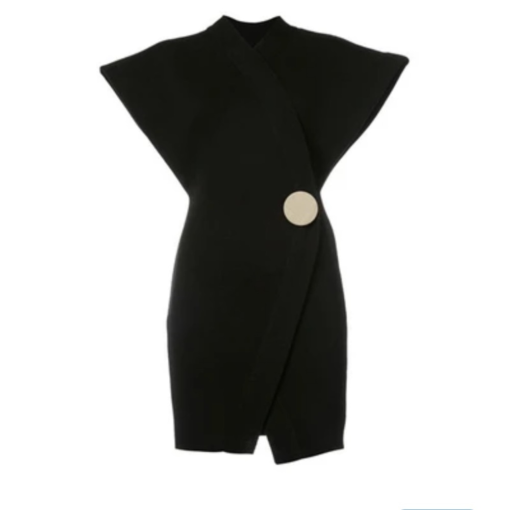 Jacquemus Black Asymmetrical Dress